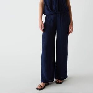 Michael stars Susie Gauze pant $30 navy blue XS